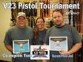 V23 Pistol Tournament Champ and Second Place