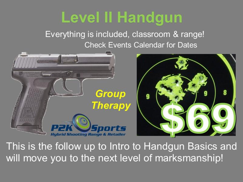 P2K's Level 2 Handgun Course
